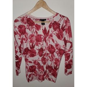 Flower pattern New York & Company cardigan